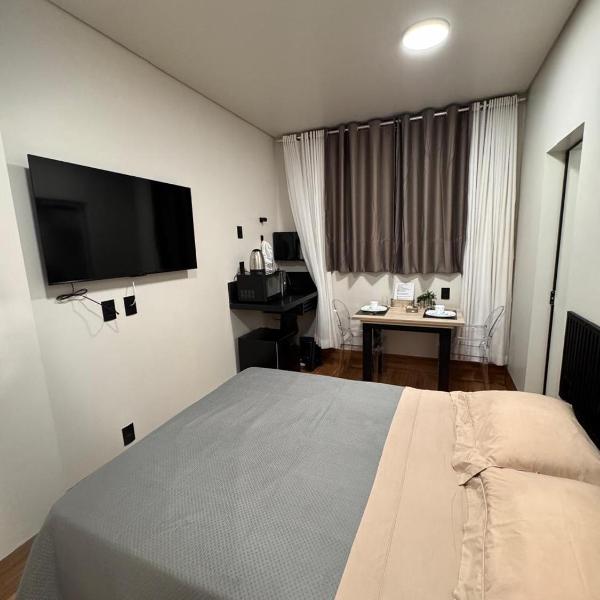 3Studio no centro com ar condicionado otimos restaurantes e padaria, perto de tudo que você precisa UFLA - UNILAVRAS - Foto 2