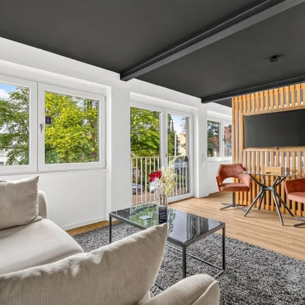 Belnoir by BRIGHT I Sauna I GYM, hotel en Augsburg