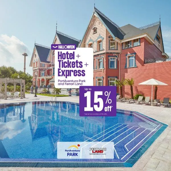 PortAventura Hotel Lucy's Mansion - Includes unlimited access & Express wristband to PortAventura Park & Ferrari Land, hotel Salouban