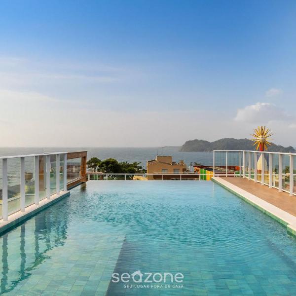 Studio c/ piscina a 190m do mar Bombinhas VEC311