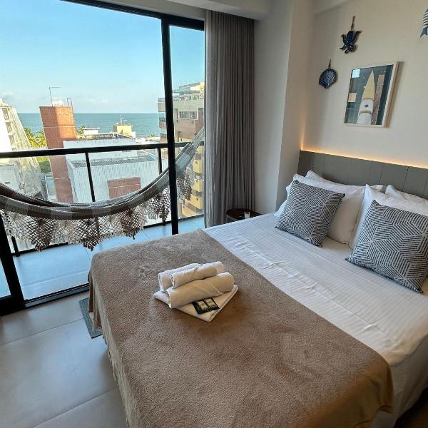 Melhores Flats - Encantador, vista para o mar