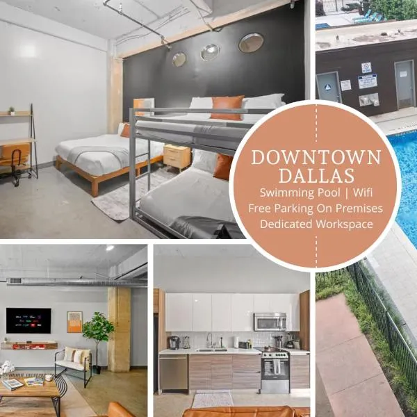 Stylish Dallas Retreat with Pool & In-Unit Laundry, viešbutis mieste Dalasas