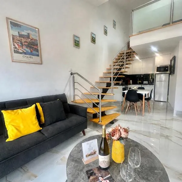 Luxury Penthouse & Panoramic View in heart of Chaves - Alojamento Flaviense, hótel í Chaves