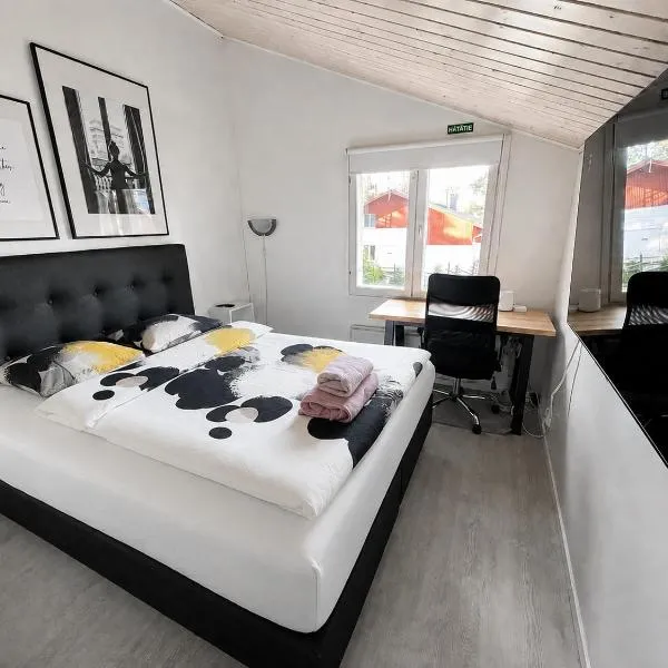 Kulta Villa, keskellä Vuokattia sisältyy Sauna, ilmainen Pysäköinti, Wi-Fi, 65smartTV, oma pieni piha alue, sopii perheille、ブオカッティのホテル