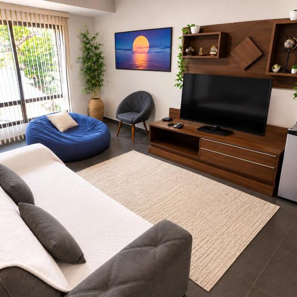 Conforto na Enseada | 3 Quartos | Wi-Fi e Garagem
