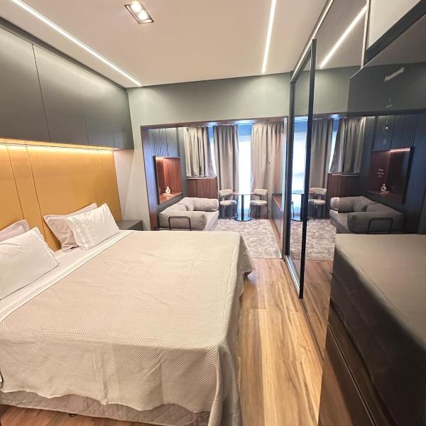 3316-Studio Luxuoso com rooftop no Brooklin