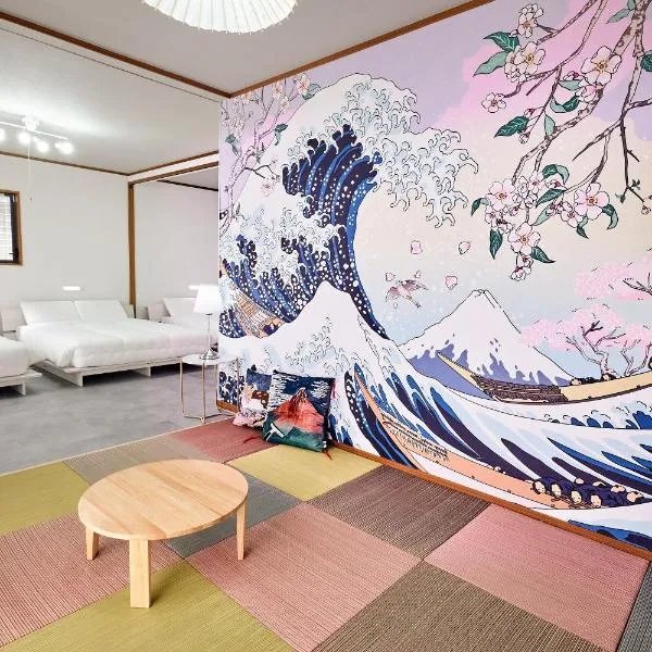 無料駐車場Sakura Gallery Stay โรงแรมในโอดาวาระ