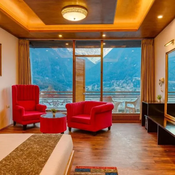New Naina Rockland- Centrally Heated and Cooled rooms with Mountain & River View, hotel a Manāli