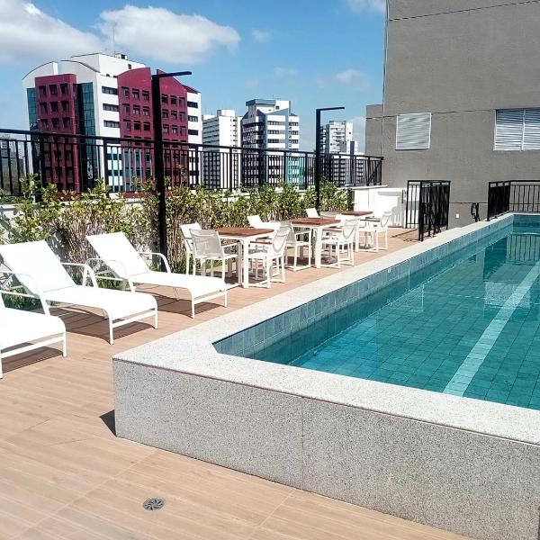 Apê Novo com Piscina e Academia 300m do Metrô - Centro, SP Expo, Cetrus, Paulista