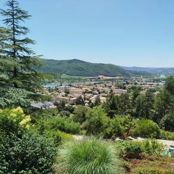 Chambre avec vue exceptionnelle sur la Durance, hotel i Sisteron