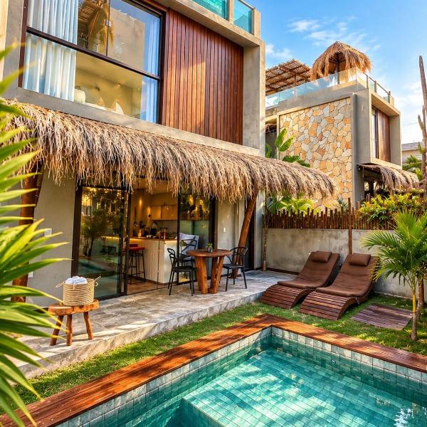 Vida Villa Boutique com piscina & vista mar!