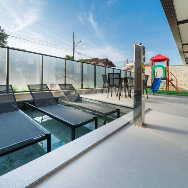 Apartamento 100m do Mar - 2 Quartos - 1 Vaga - com Piscina e Playground - Praia de Bombas Bombinhas - Foto 4