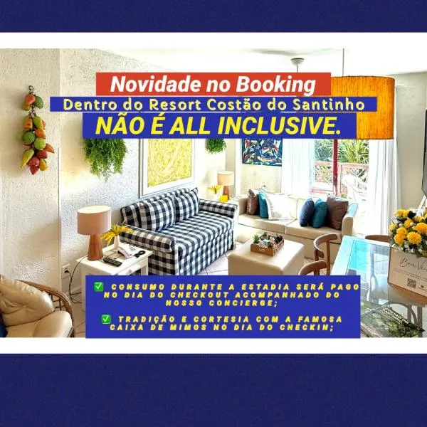 플로리아노폴리스에 위치한 호텔 FLATS HOME Dentro do Resort Costão do Santinho até 5 hóspedes NÃO É ALL INCLUSIVE