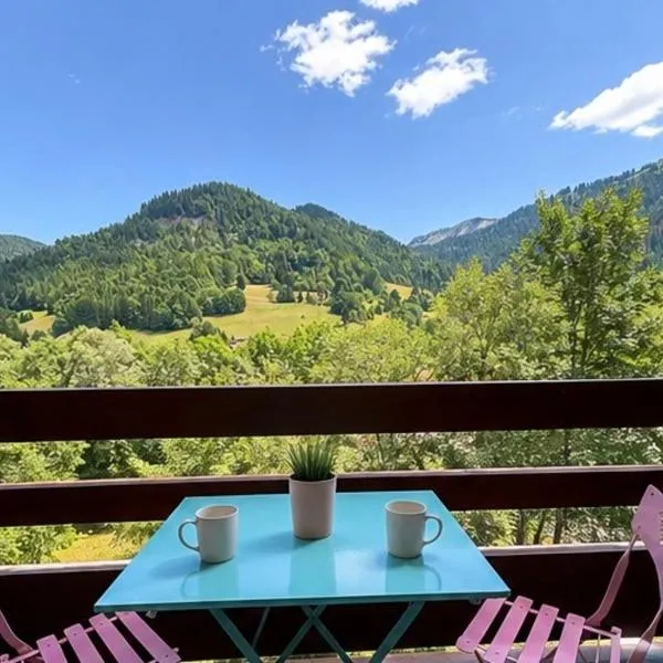 Appartement vue piste de ski, hotel v destinaci Praz-sur-Arly