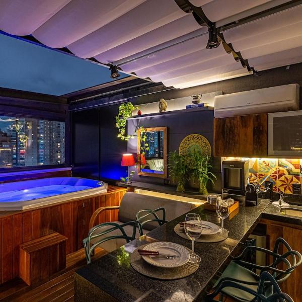 Penthouse & Jacuzzi - Exclusive Experience in Itaim