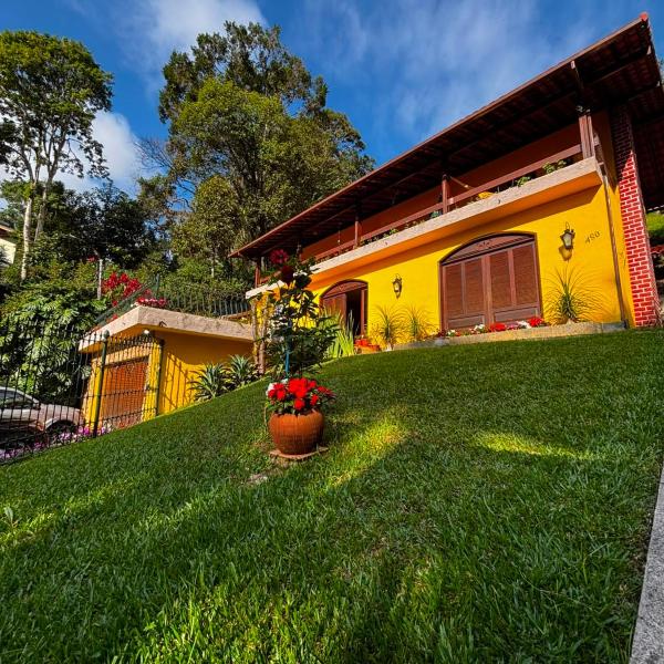 Casa Amarela, refúgio aconchegante na Serra - Foto 5