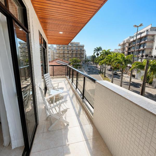 Pé na Areia 50m praia - Piscina 2 vagas Churrasqueira - Foto 2