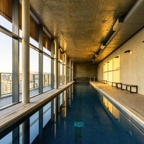 Brooklin Luxo c/ Piscina e Academia - Berrini e Congonhas para 4 Hóspedes