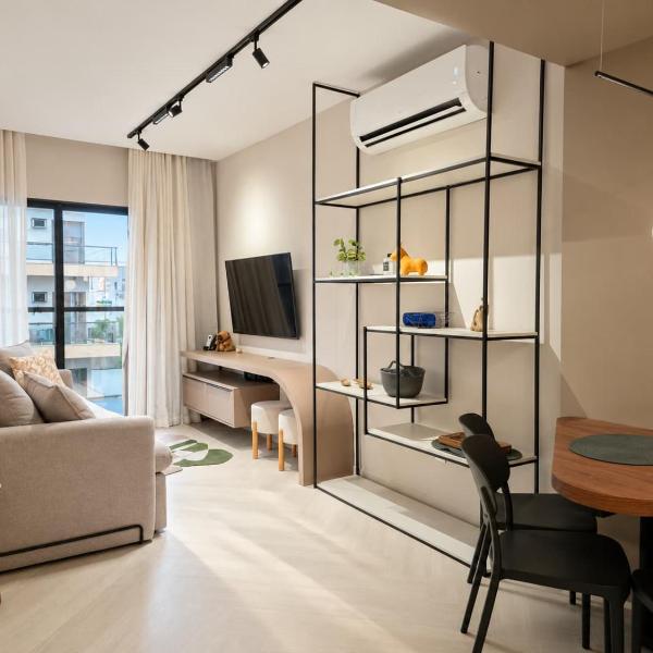 Flat Premium com Cama King a 300 m da Praia do Forte