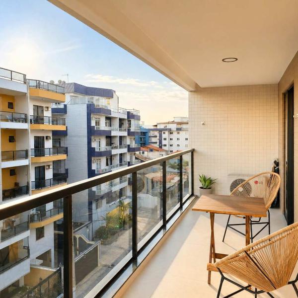 Flat Premium com Cama King a 300 m da Praia do Forte - Foto 5