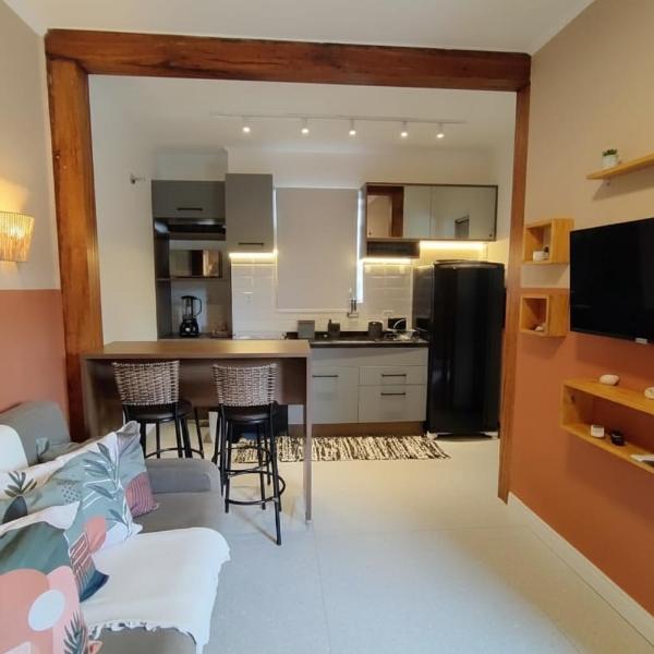Belo Aconchego Praia Grande, ar condic, garagem, churrasqueira, 200m da praia