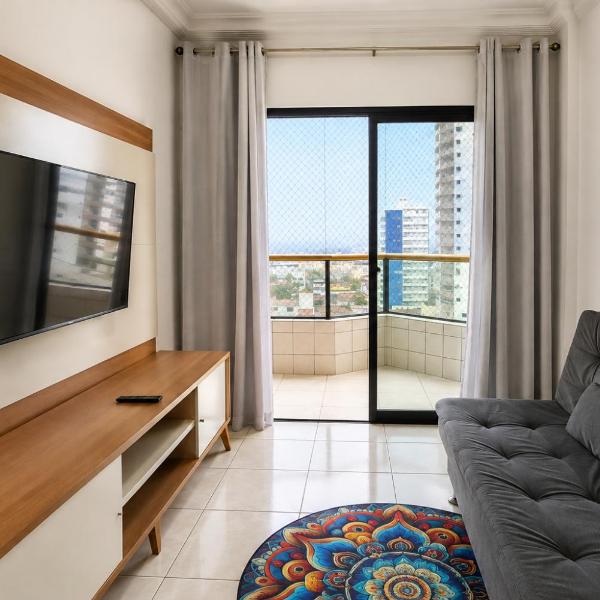 Apartamento 100m da Praia, Churrasqueira