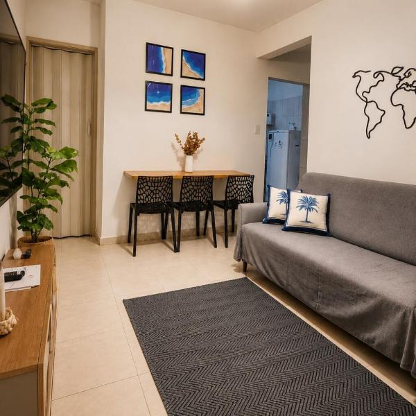Apartamento 09 - 200 metros da praia e do comércio do Boqueirão - Wi Fi - Garagem - Até 4 pessoas - Fará tudo a pé - Foto 2