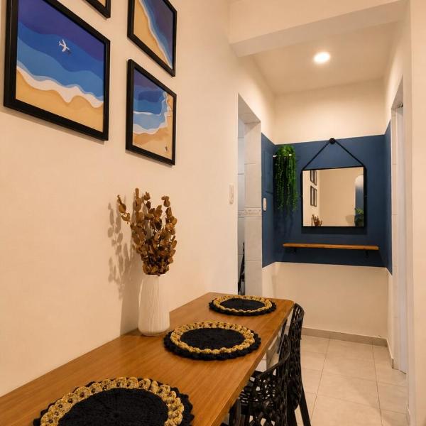 Apartamento 09 - 200 metros da praia e do comércio do Boqueirão - Wi Fi - Garagem - Até 4 pessoas - Fará tudo a pé - Foto 4