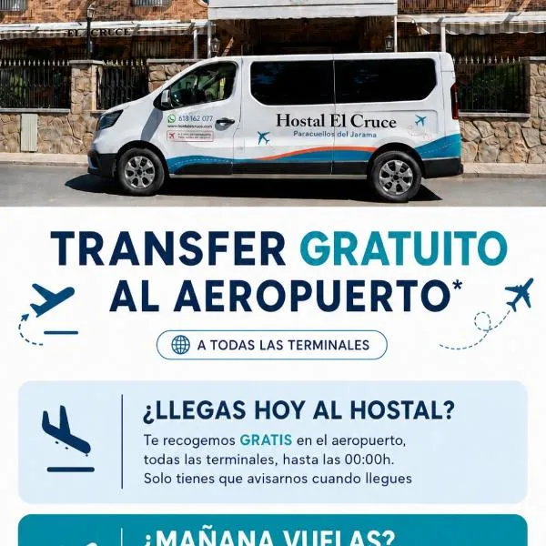 Hostal El Cruce, hotel em Paracuellos de Jarama