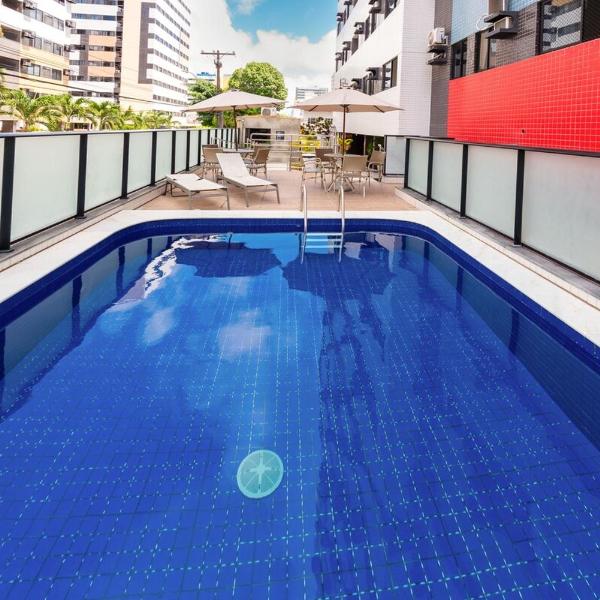 Apto Mar Azul 300m da praia Ponta Verde - Piscina - Foto 4