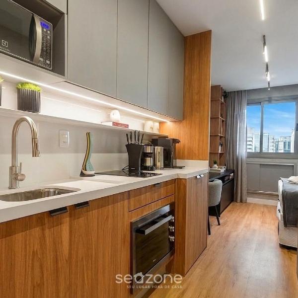 Studio em Cond. c/ Piscina e Vista Cid. BEM1405 - Foto 5