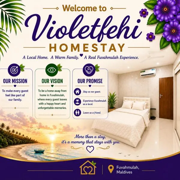 Violetfehi Homestay，Fuvahmulah的飯店