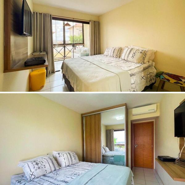 Flat Monte Castelo com dois quartos,um com suíte