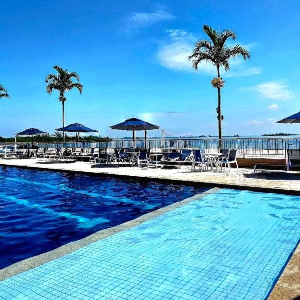 Apartamento no condomínio Golden Lake - Lagoa privativa - 06 hóspedes - AR e Wi-Fi - Foto 4