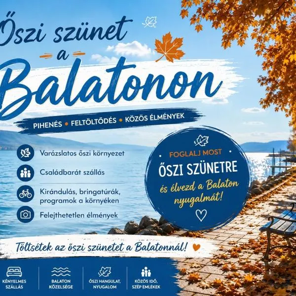 White Rose Lake Luxury Apartment Balaton Siófok, hotel din Siófok