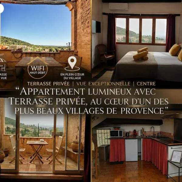 Nid perché avec terrasse et vue Centre Village, hotelli kohteessa Cotignac