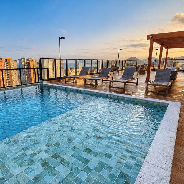 Lindo Ap - Piscina vista mar - Lazer completo