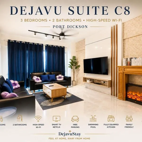 Sakura Suite C8 10Pax Glory Beach Resort, hotel v destinácii Port Dickson