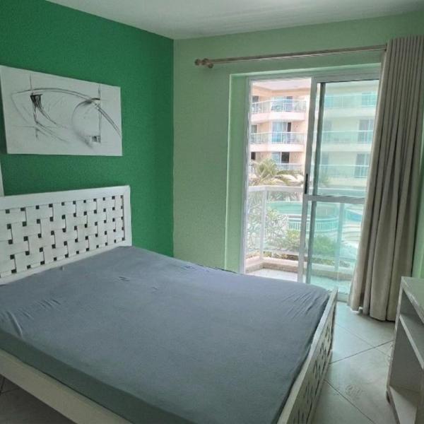 Flat Beira mar, pé na areia Recreio, garagem, cozinha, wifii, Vista Livre - Foto 2