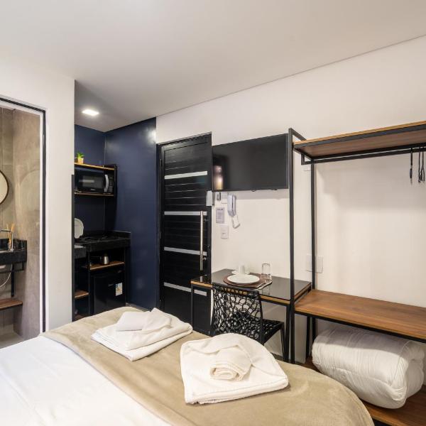 Chacara Stay Studio Berrini I Chácara Santo Antônio I Metrô Brooklin I Shopping Morumbi I Market Place e Consulado Americano - Foto 2