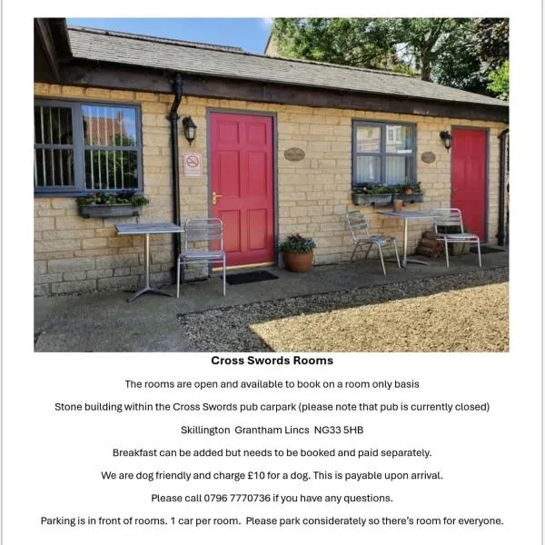 Cross Swords Rooms, Skillington, hotel en Skillington