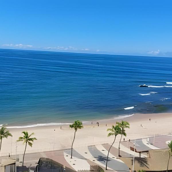 Studio moderno e inteligente à beira-mar em Salvador