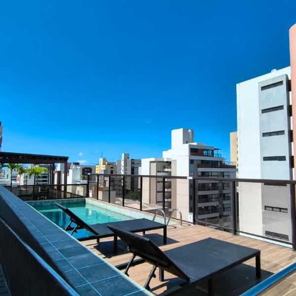 Siberian 204 - Piscina Rooftop a 3 minutos da praia