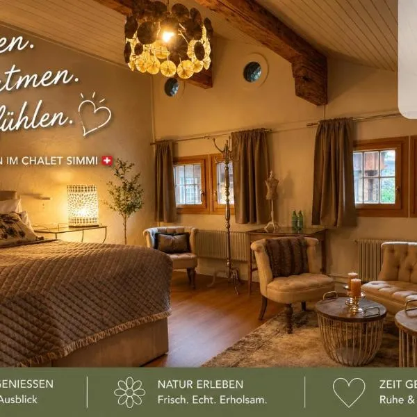 Viesnīca Chalet-Simmi pilsētā Wimmis