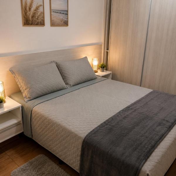 Apartamento 2 Dormitorios Mongaguá Lazer Completo 50 Metros da Praia - Foto 2