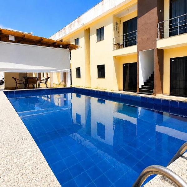 Apto com Piscina a 850m da Praia de Taperapuan - Foto 4