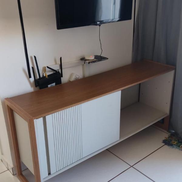 Apartamento aconchegante com uma linda vista! Quarto com Ar