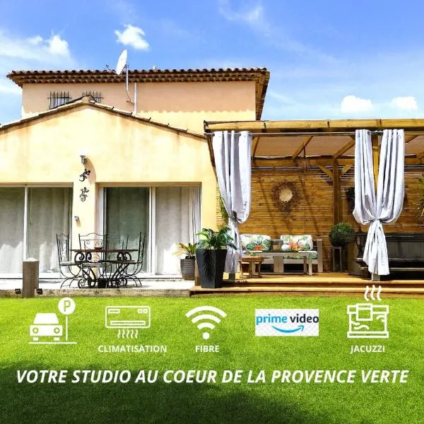 Charmant studio avec terrasse et jardin au cœur de la Provence 4 étoiles, hotel sa Camps-la-Source