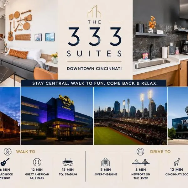 The 333 Suites 304 - Stay for 2, hotel em Cincinnati