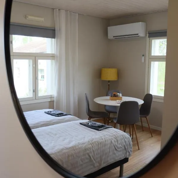 Törrö as 2, siisti 2 hlö huoneisto keittiöllä ja kylpyhuoneella, Ranuantien varrella, hotel en Pudasjärvi